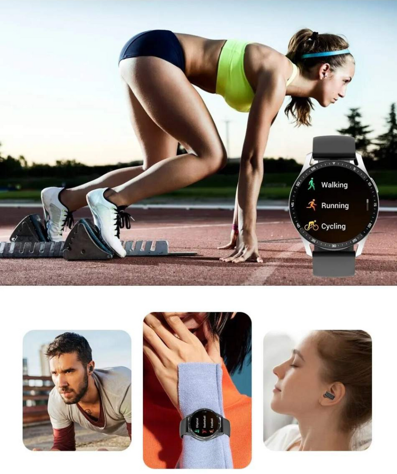 Nuevo Smartwatch con Auriculares® + Correa de Regalo