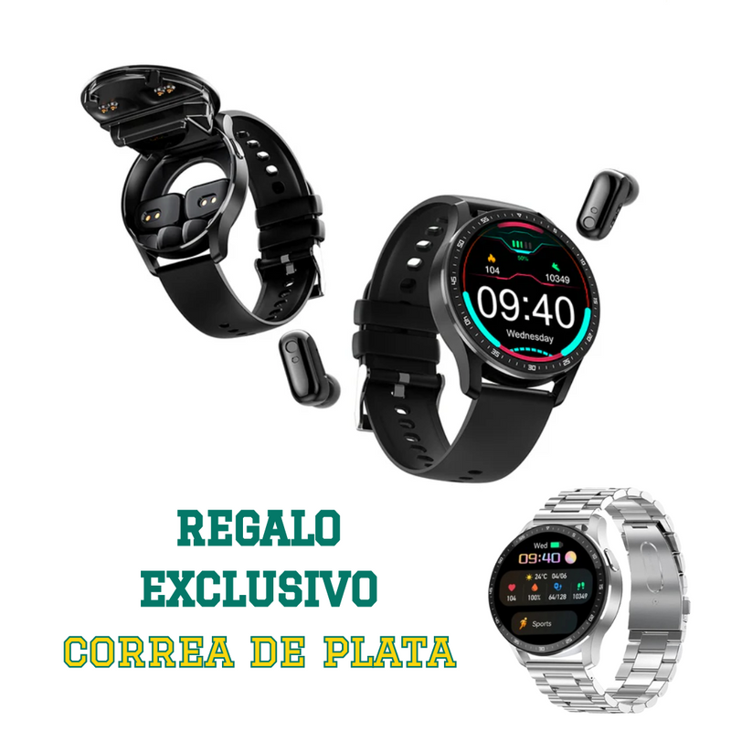 Nuevo Smartwatch con Auriculares® + Correa de Regalo