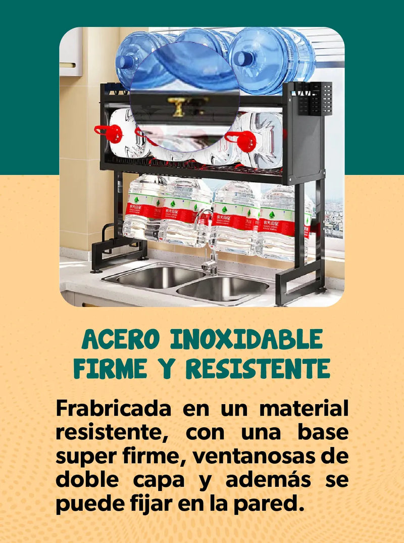 ESCURRIDOR DE PLATOS CON TAPA®